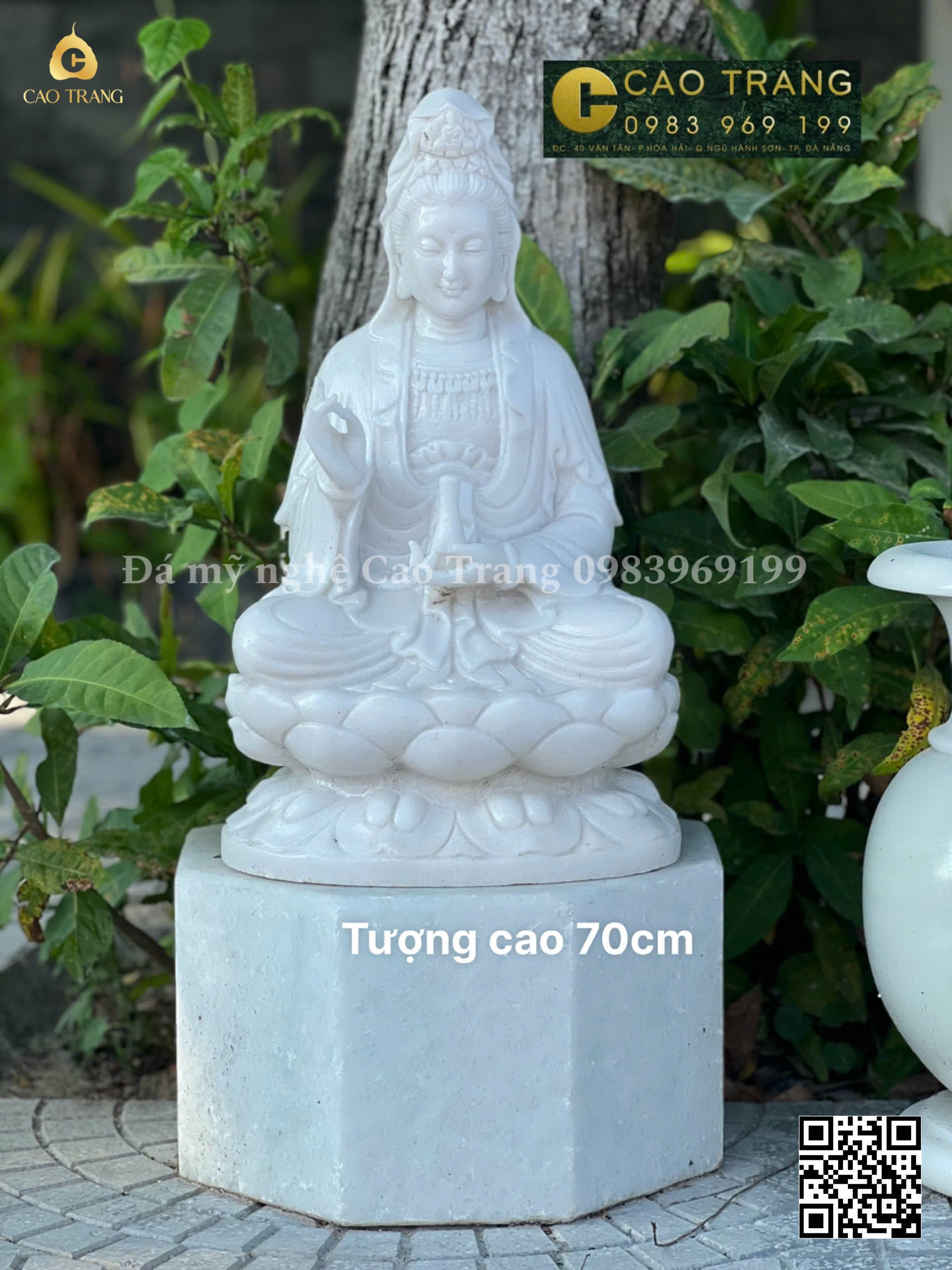 tượng Quan Âm bằng đá