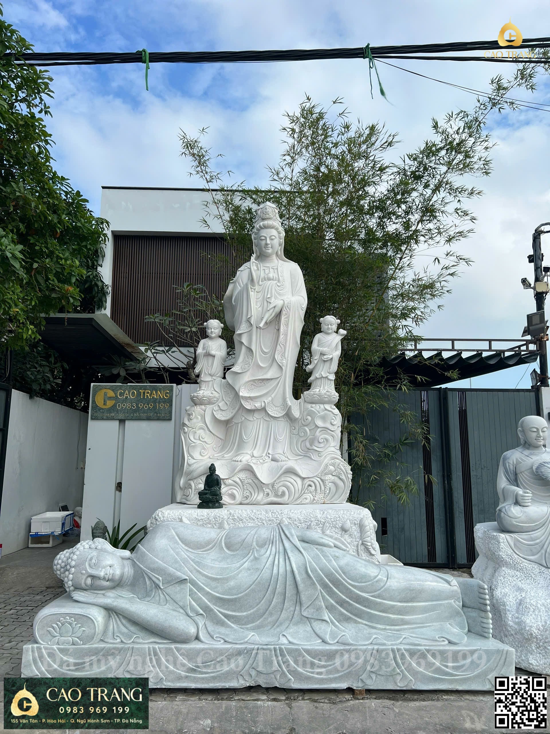 tượng Quan Âm bằng đá