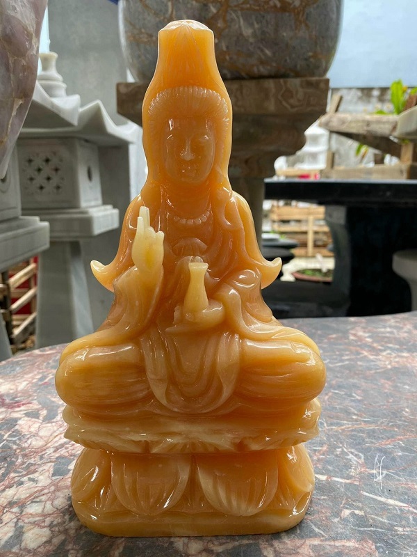 Cách chọn mua tượng Quan Âm bằng đá thạch anh phù hợp