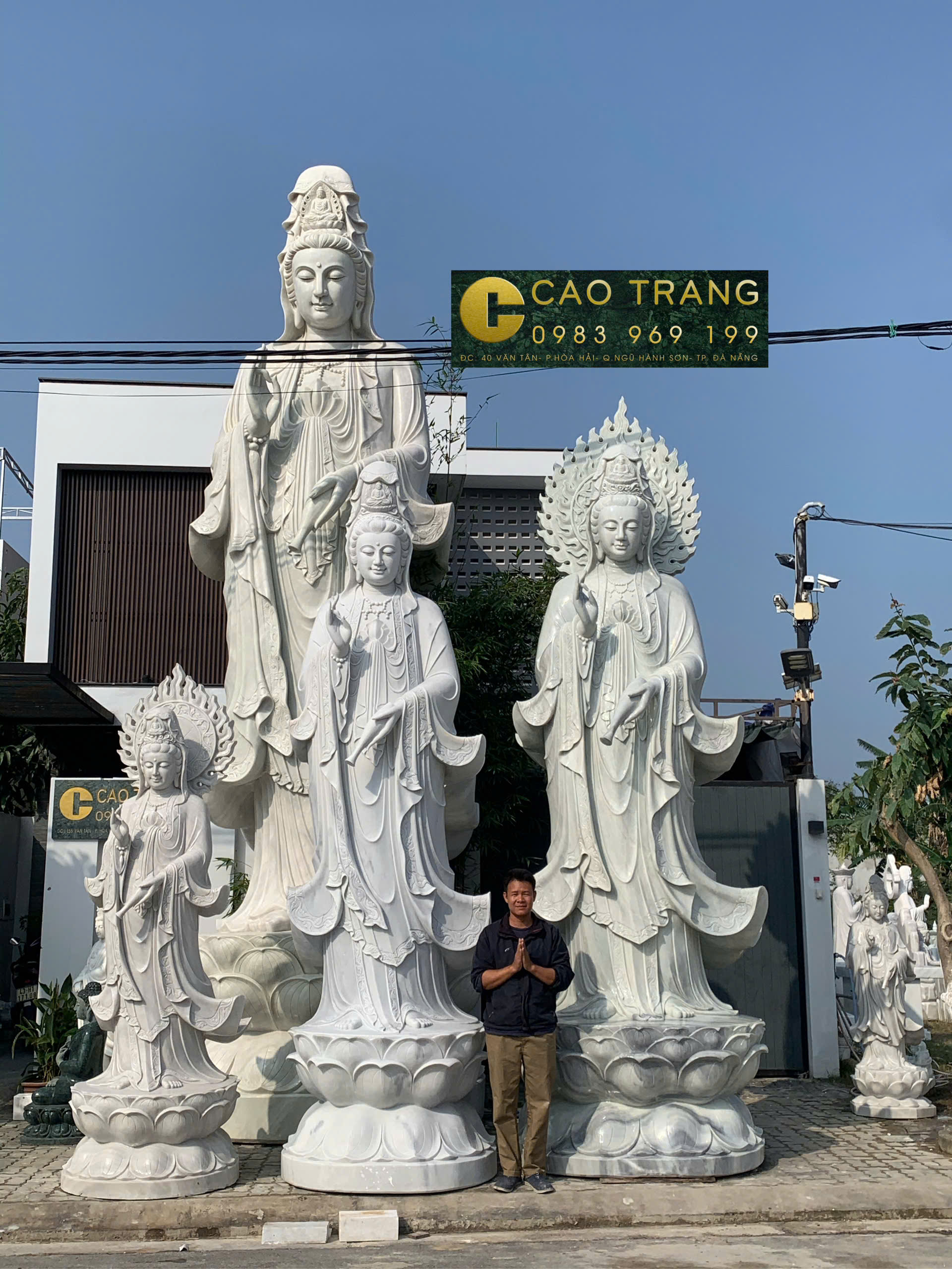 Tượng Phật Đá Cao Trang – Nơi chế tác tượng Quan Âm Hương Sơn uy tín