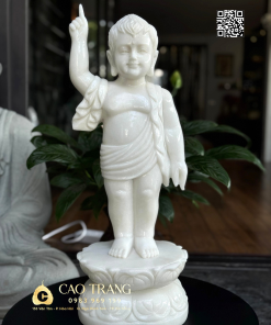 Tượng Phật Đản Sanh cao 60cm