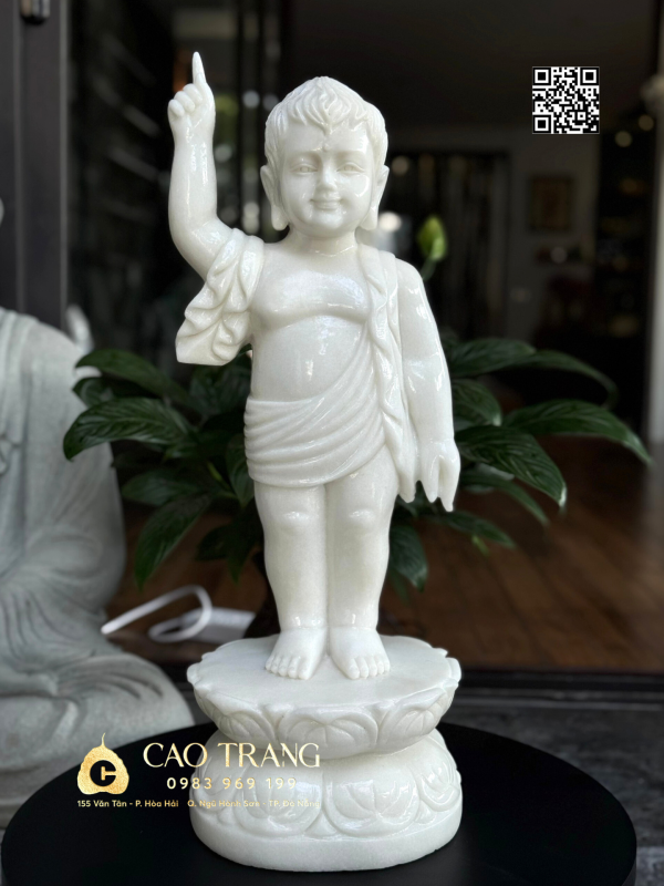 Tượng Phật Đản Sanh cao 60cm