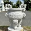 Lư Hương bằng đá chạm sen cao 1,2m