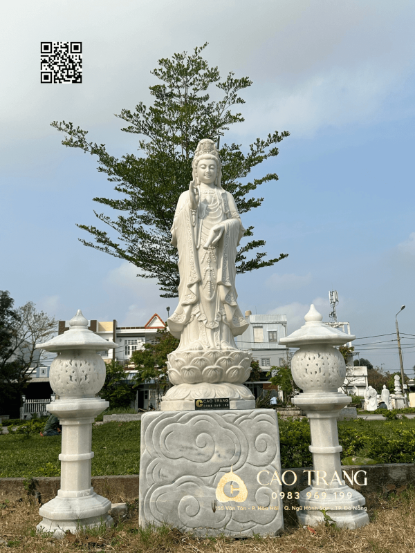 Bộ tượng quan âm hoa văn 1,4M