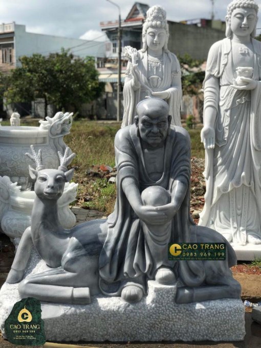 Bộ tượng 18 vị La Hán cao 1m4