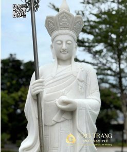 Tượng Địa Tạng Vương Bồ Tát bằng đá cao 1.5m