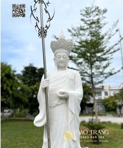 Tượng Địa Tạng Vương Bồ Tát bằng đá cao 1.5m