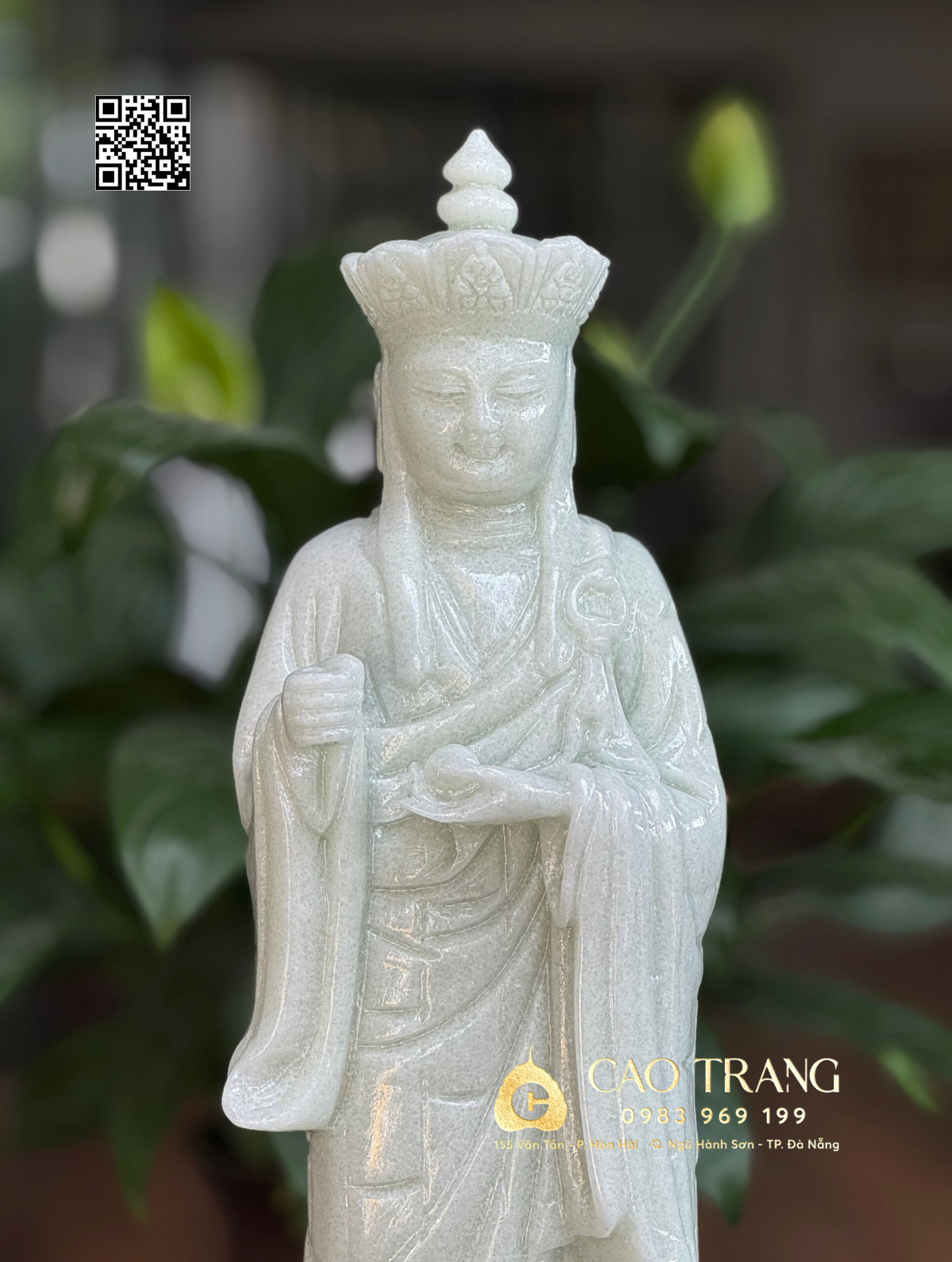 Tượng Địa Tạng Bồ Tát Đứng Cao 40cm