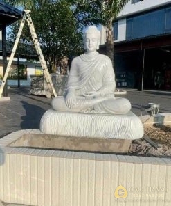 Tượng Phật Thích Ca Ngồi Ấn Xúc Địa cao 90 Cm 1 tuong phat thich ca ngoi cao 90cm e1762596195753