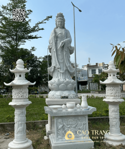Tượng Quan Âm đứng cao 2m