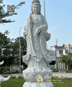 tượng Quan Âm đứng cao 2m