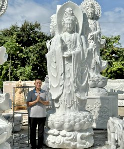 Tượng Quan Âm Tứ Diện cao 3M5