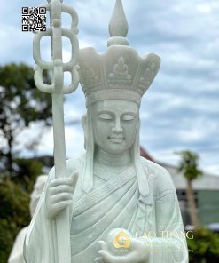 Tượng Địa Tạng Bồ Tát bằng đá cao 2m2 7 tuong dia tang dung cao 2m2 3