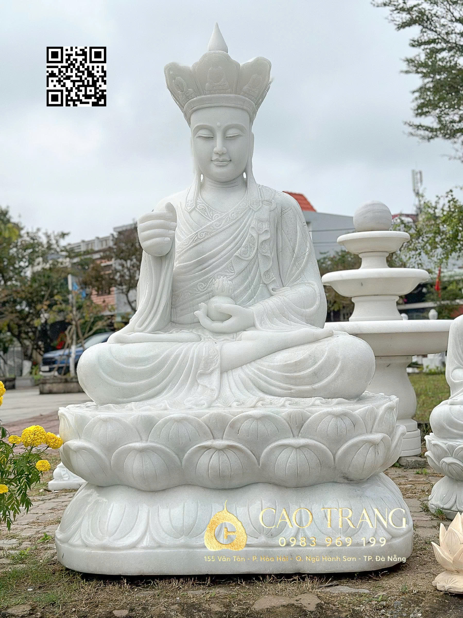 Tượng Địa Tạng Bồ Tát ngồi 2m