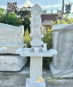 tượng Quan Âm Hào Quang cao 1,1M