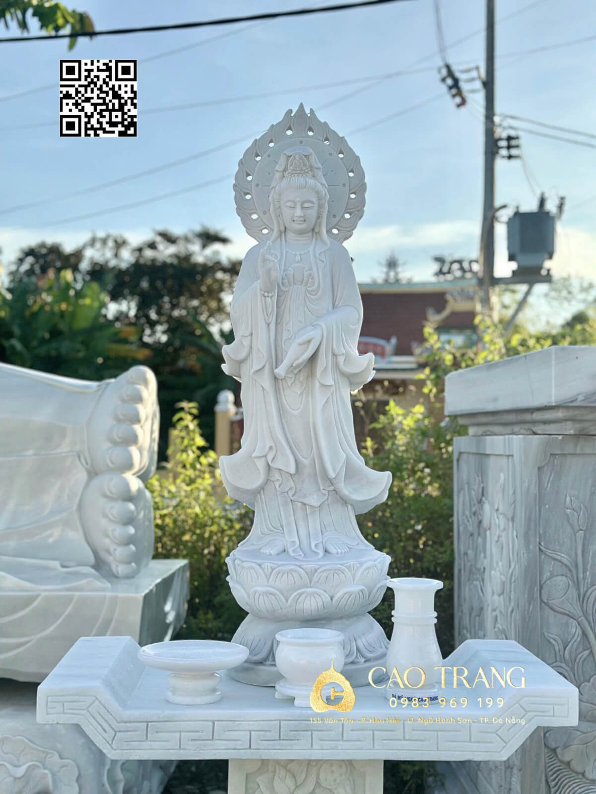 tho tuong phat quan am bang da tai gia 1