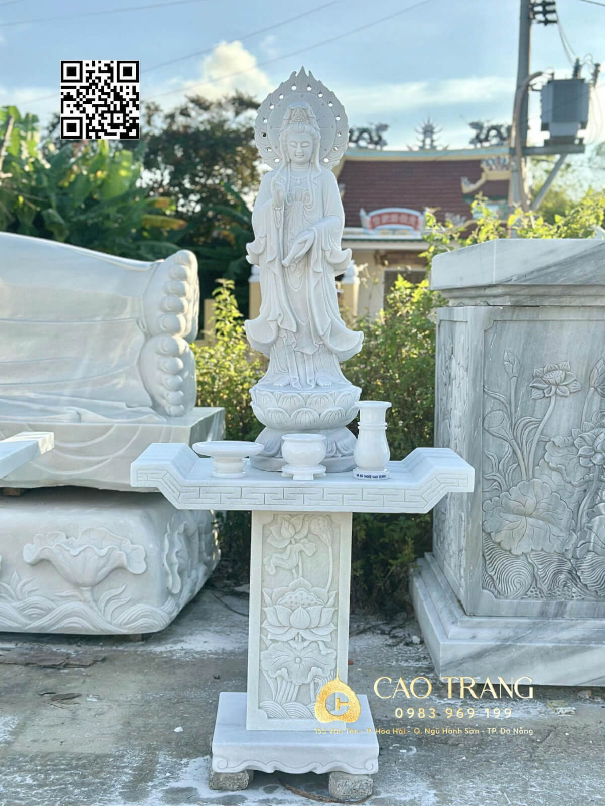 Vì sao nên thờ tượng Phật Quan Âm bằng đá tại gia?