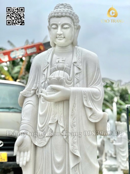 Tượng Phật A Di Đà cao 2m2