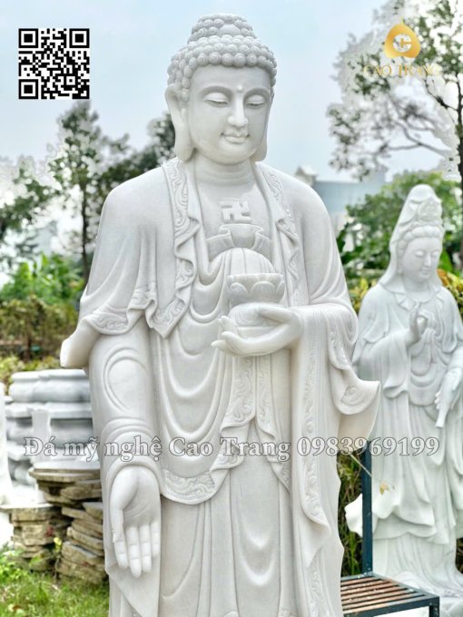 Tượng Phật A Di Đà cao 2m2