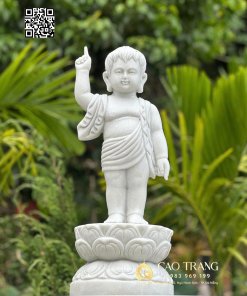 Tượng Phật Đản Sanh cao 80cm