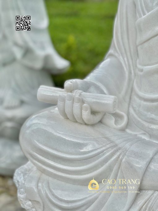 tuong phat hoang tran nhan tong bang da cao 1m5 1