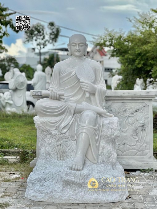 tuong phat hoang tran nhan tong bang da cao 1m5 7
