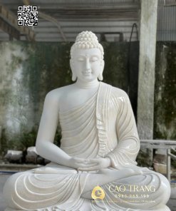 Tượng Phật Thích Ca ngồi thiền cao 1m6 2 tuong phat thich ca ngoi thien cao 1m6 5