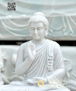 Tượng Phật Thích Ca ngồi thủ ấn Vô Úy cao 70cm 1 tuong phat thich ca thu an vo uy 1