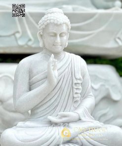 Tượng Phật Thích Ca ngồi thủ ấn Vô Úy cao 70cm 2 tuong phat thich ca thu an vo uy 4