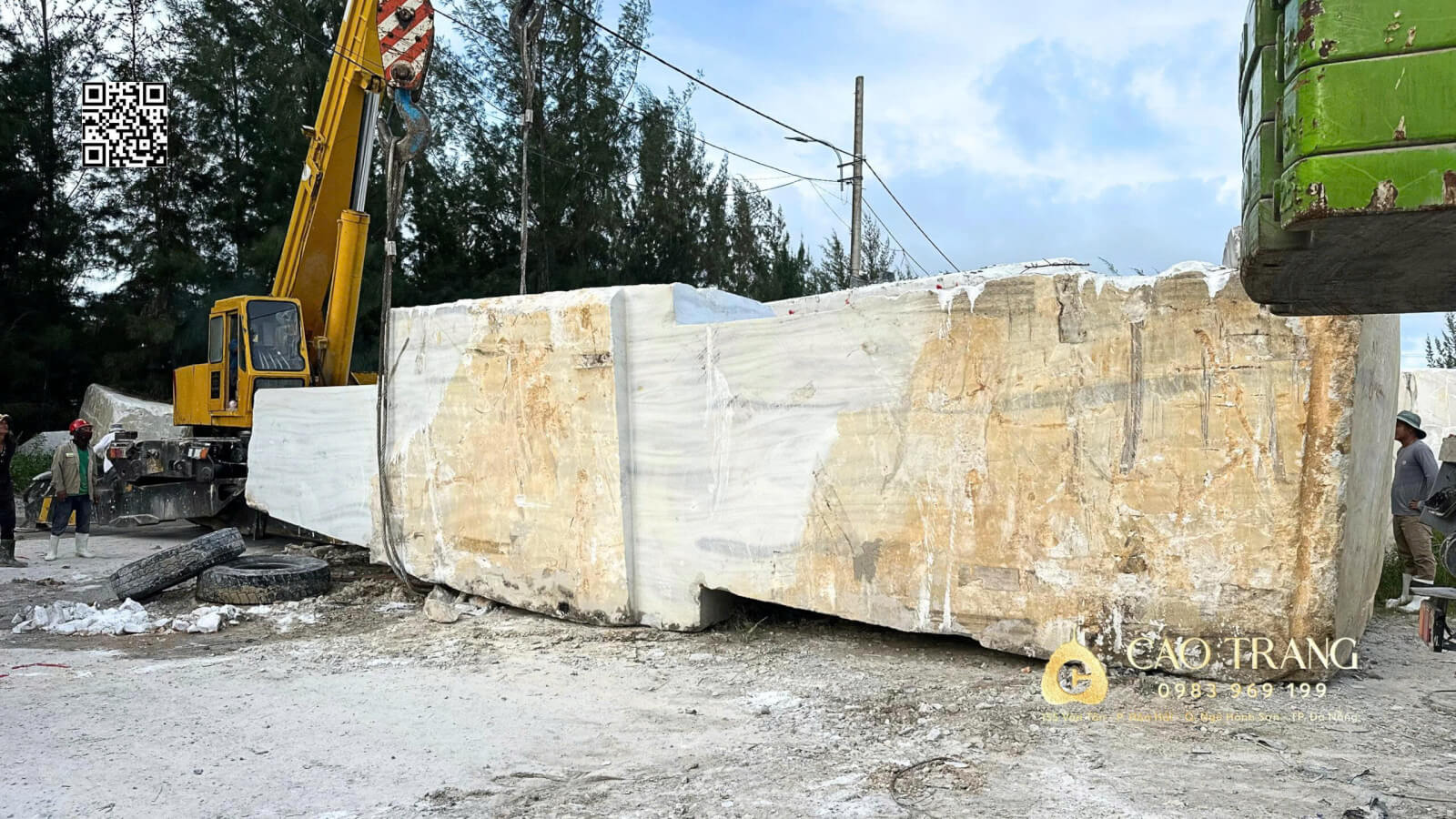 Hành trình tôn tạo tượng Phật Quan Âm bằng đá cao 12M - Phần 1 6 vien da 10m 2