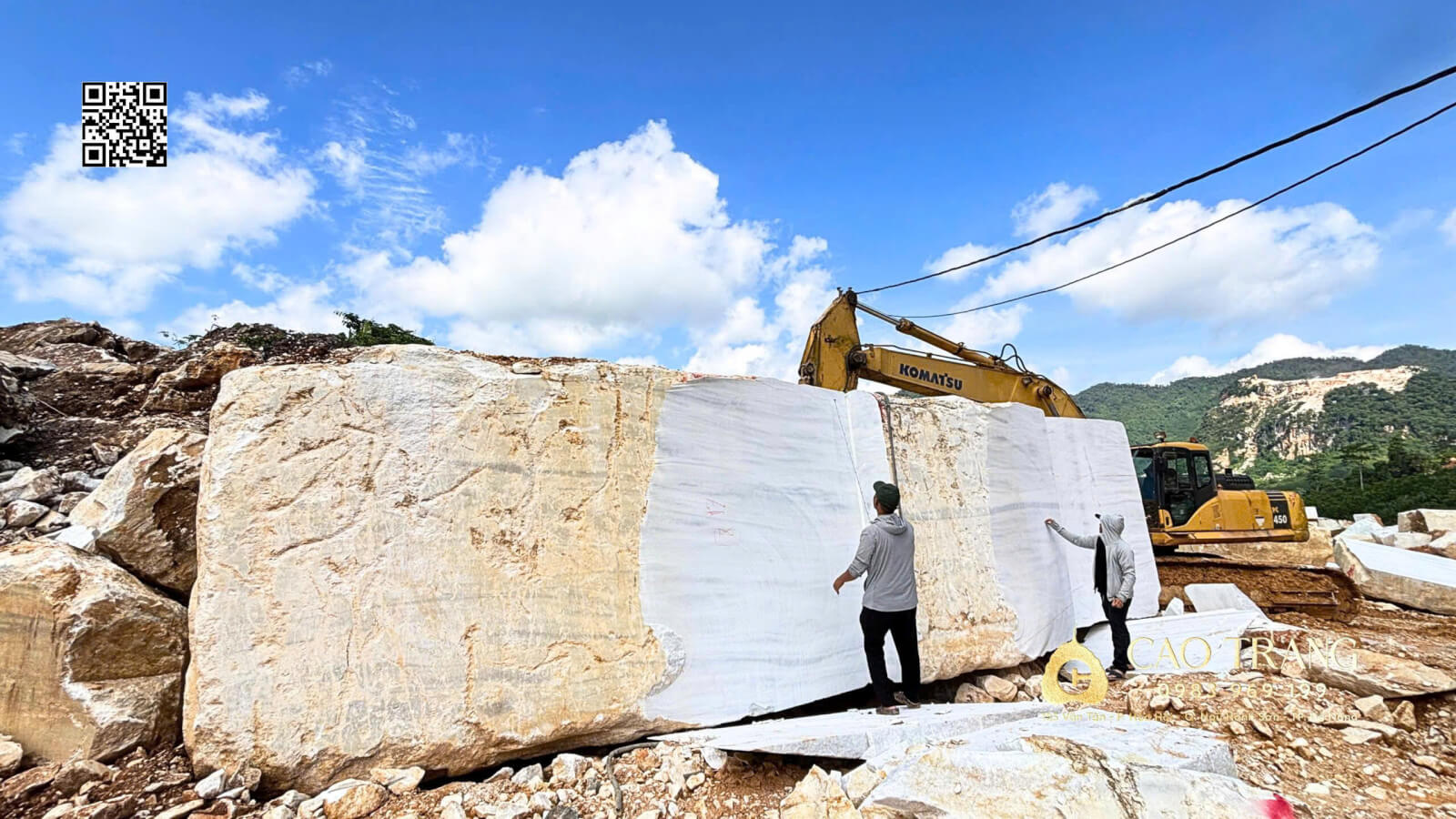 Hành trình tôn tạo tượng Phật Quan Âm bằng đá cao 12M - Phần 1 3 vien da 10m 5