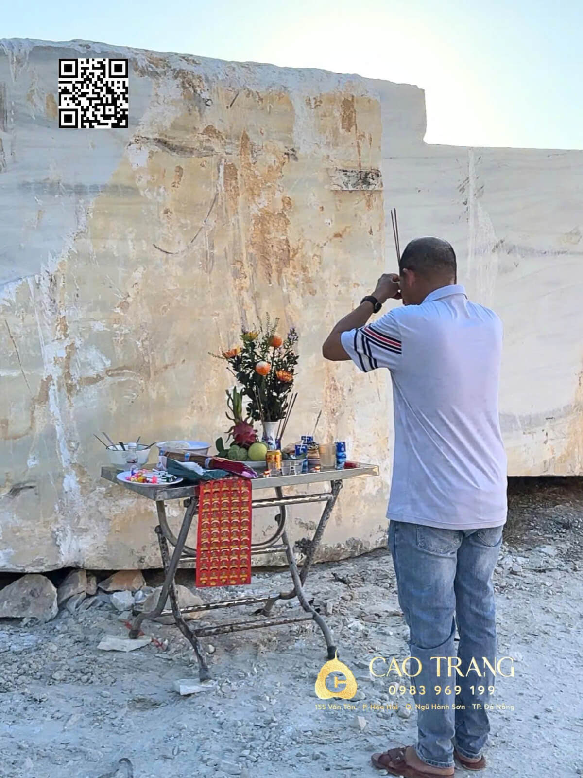 Hành trình tôn tạo tượng Phật Quan Âm bằng đá cao 12M - Phần 1 8 vien da 10m 7