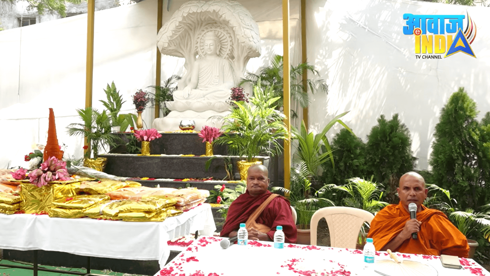 TƯỢNG PHẬT THÍCH CA ngồi cội bồ đề cao 2.2m