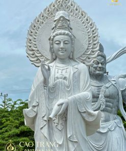 Tượng Phật Quan Âm đứng cao 5M 8 tuong quan am bo tat cao 5m 1 1