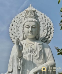 Tượng Phật Quan Âm đứng cao 5M 5 tuong quan am dung cao 5m 5 scaled