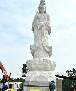 Tượng Phật Quan Âm đứng cao 9m 2 tuong quan am dung cao 9m 1