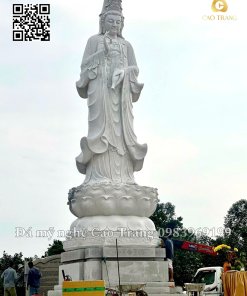 Tượng Phật Quan Âm đứng cao 9m 6 tuong quan am dung cao 9m 4