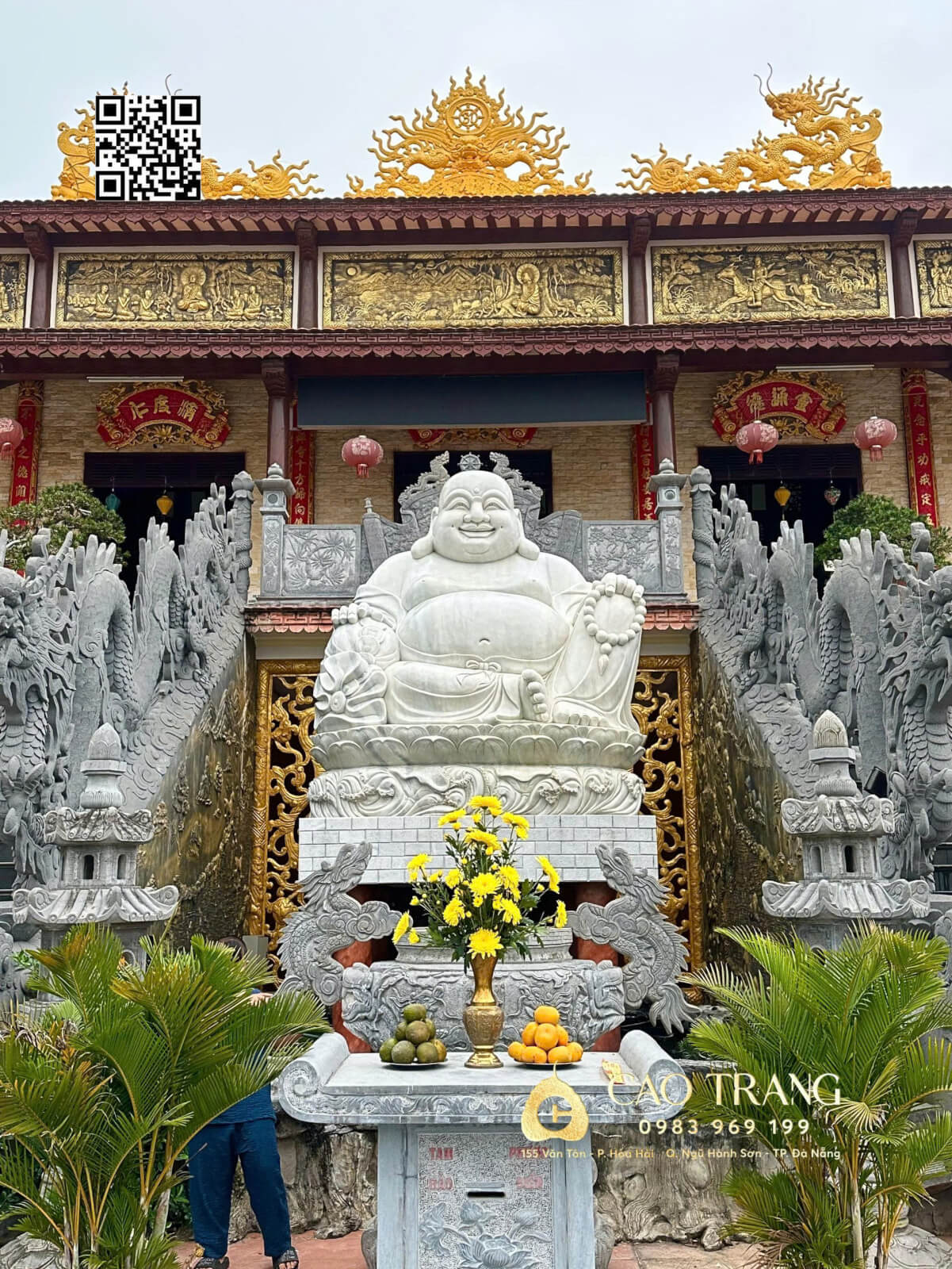 Tượng Phật Di Lặc ngồi cao 1m5 8 tuong phat di lac ngoi cao 1m5 3 1