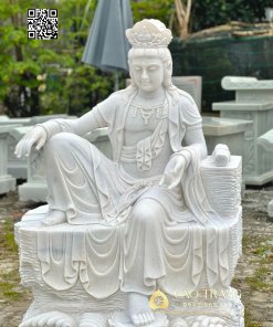 Tôn Tượng Quan Âm Tự Tại ngồi cao 1m5 3 tuong quan am tu tai ngoi cao 1m5 5